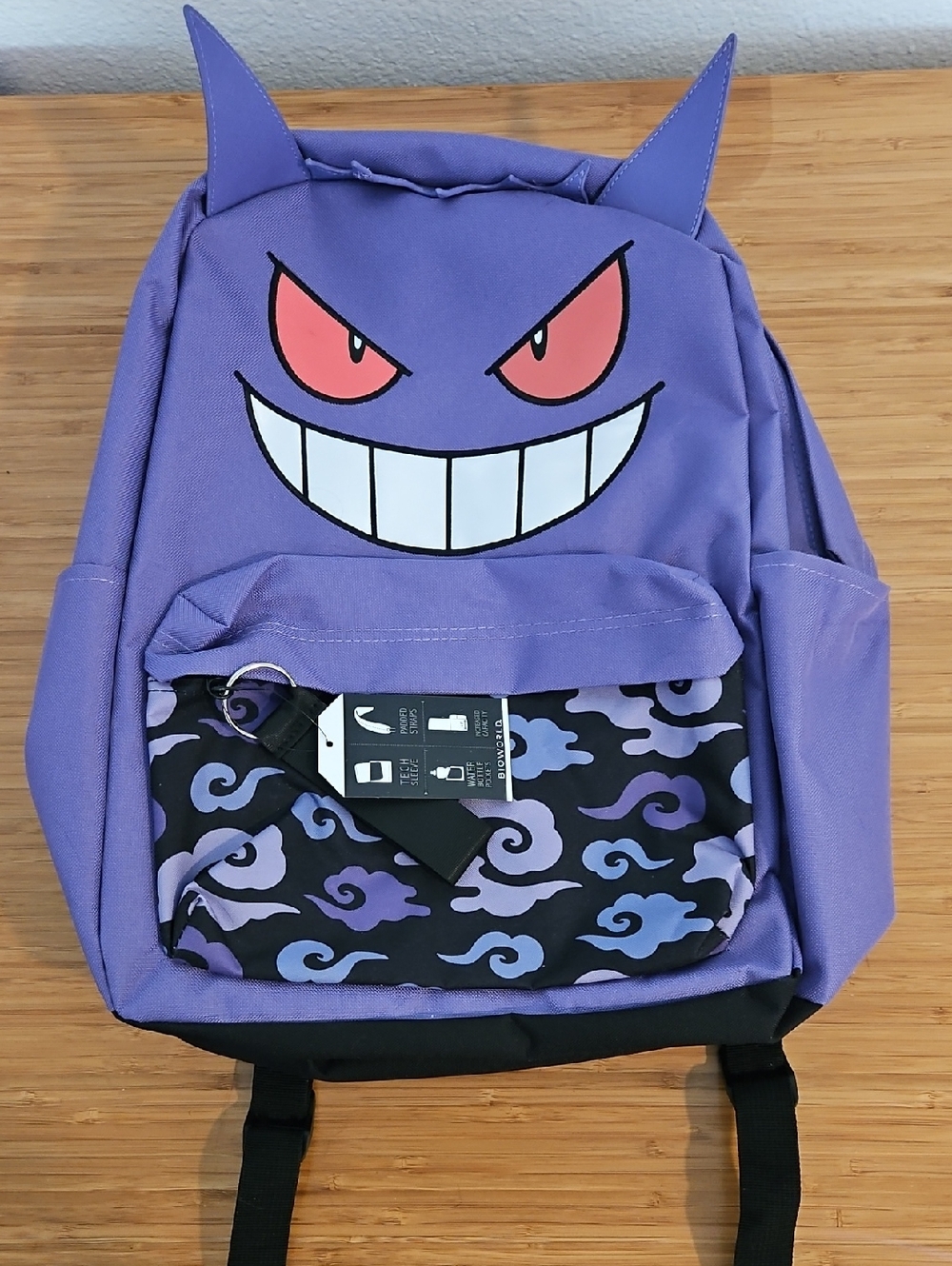 NWT Bioworld Pokemon Gengar Backpack